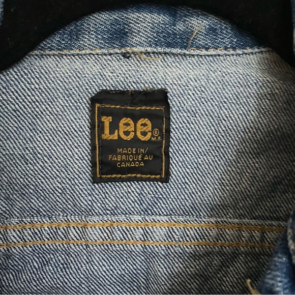 Vintage Cropped Lee Denim Jacket - Picture 3 of 10
